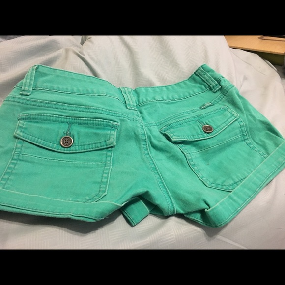 Teal shorts SIZE 3 - Picture 2 of 2